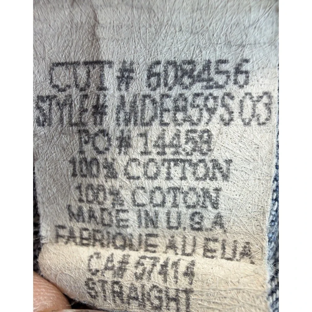 True Religion World Tour Jeans Men's 36x28 Blue Straight USA Made